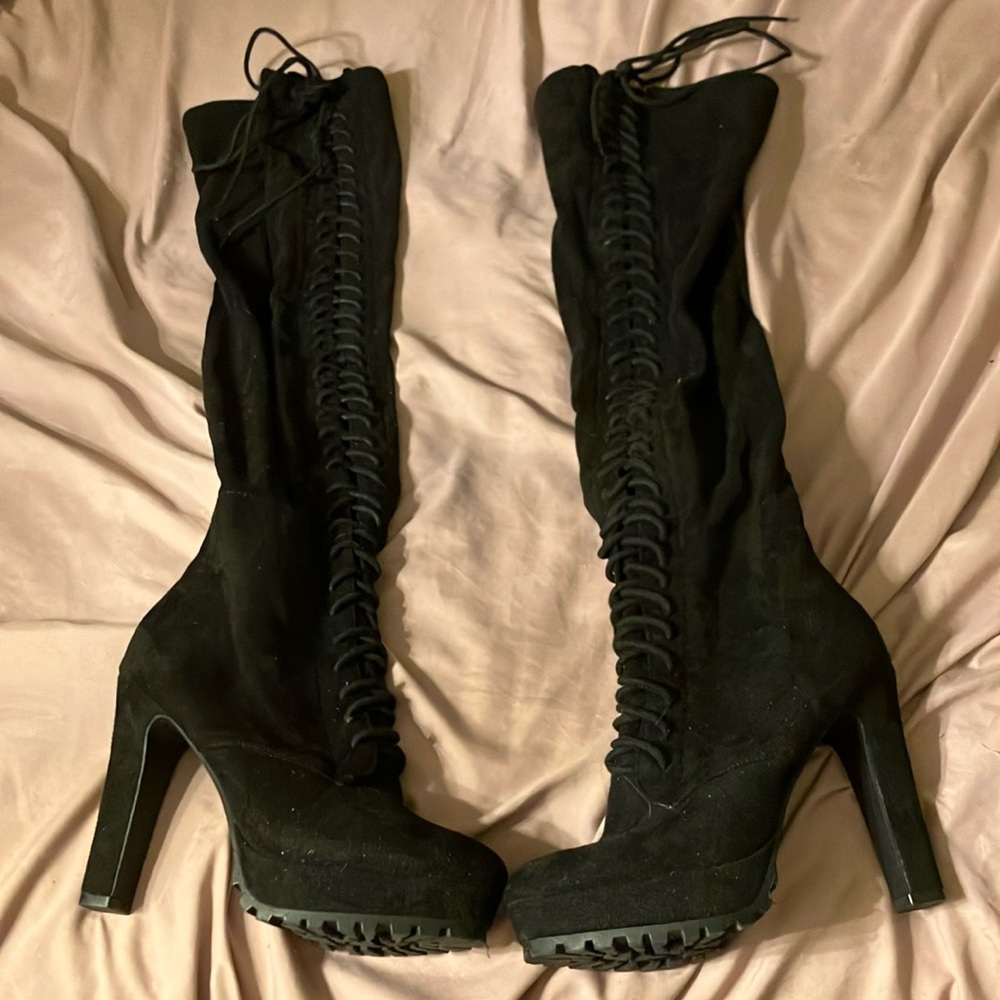 Thigh high boots
